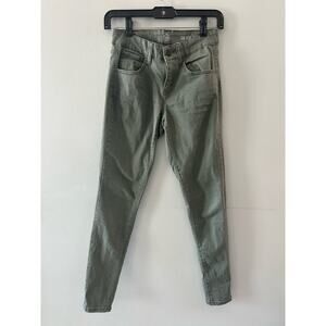 So Jeans Women's 3 Olive Green Low Rise Jegging Denim Juniors
